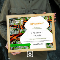 Посадка деревьев в память о подвиге героев Посадка деревьев в память о подвиге героев.